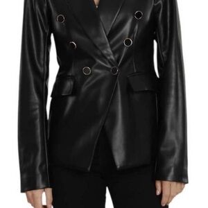 Dolce Cabo Black Double-Breasted Blazer